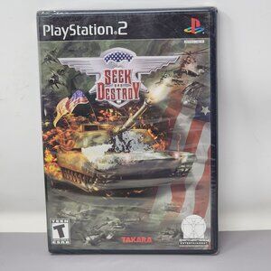Seek & Destroy PlayStation 2 Video Game New Sealed